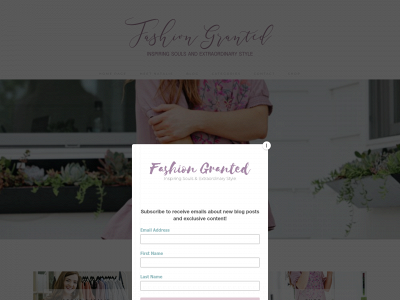 fashiongranted.com snapshot