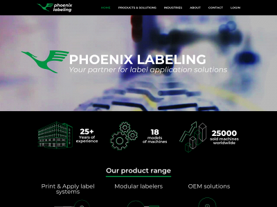 phoenixlabeling.com snapshot