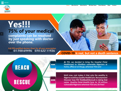 prediagnosis.org snapshot