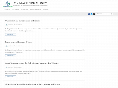 mymaverickmoney.org snapshot