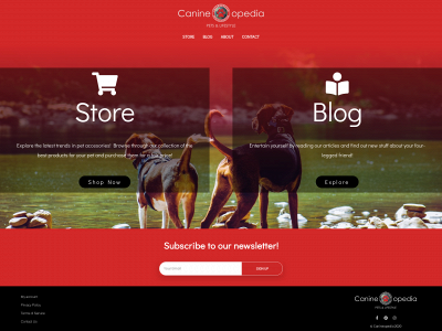 thecanineopedia.com snapshot