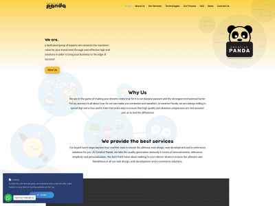 creativepandaweb.com snapshot
