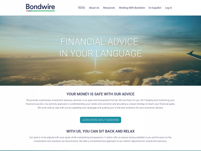 bondwire.com snapshot
