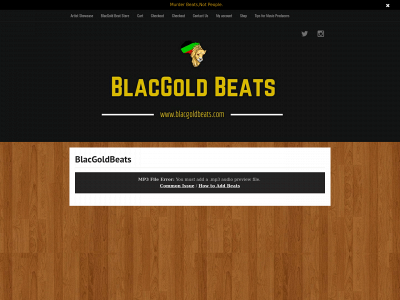 blacgoldbeats.com snapshot
