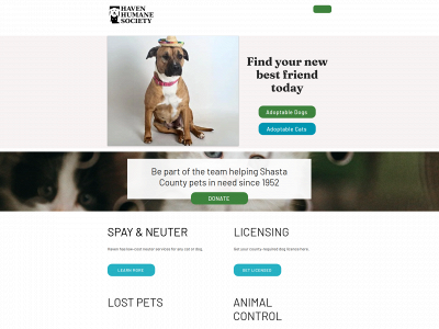 havenhumane.org snapshot