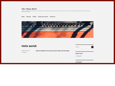 thechinabrief.com snapshot