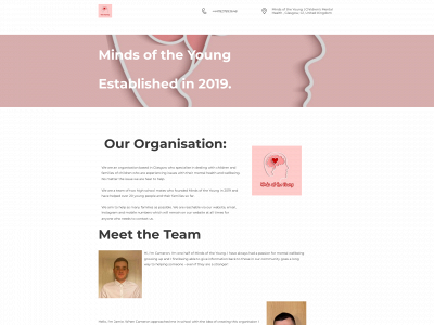 mindsoftheyoung.co.uk snapshot