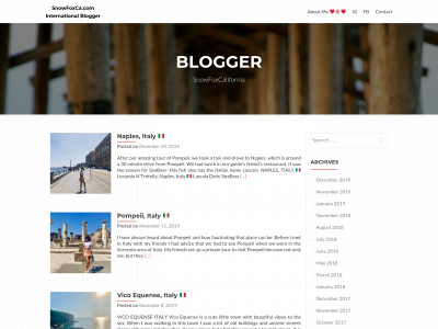 snowfoxca.com snapshot