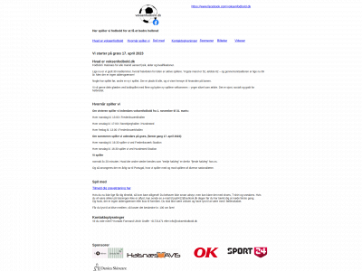 voksenfodbold.dk snapshot