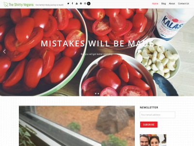 shittyvegans.com snapshot