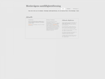 moranvagen.se snapshot