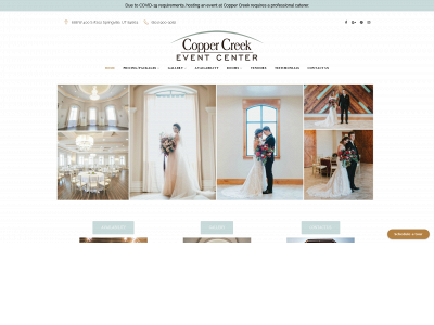 coppercreekeventcenter.com snapshot