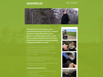 vespertilio.fi snapshot