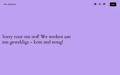 afrogenetics.nl snapshot