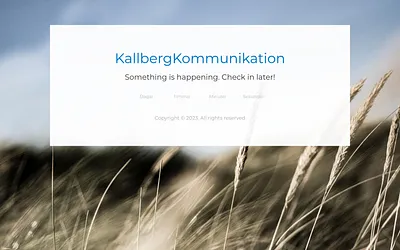 kallkommunikation.se snapshot