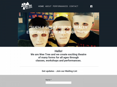 weetreetheatre.com snapshot