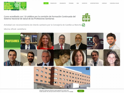 cursoinfeccion-medicinanuclear.com snapshot