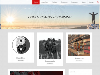 completeathletetraining.org snapshot