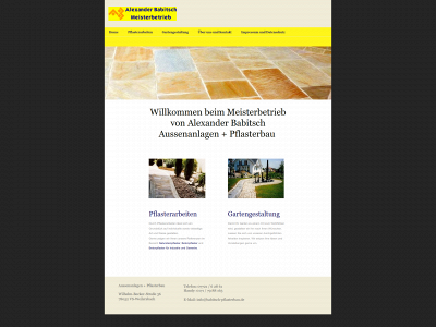 babitsch-pflasterbau.de snapshot