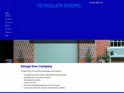 tdrollerdoors.co.uk snapshot