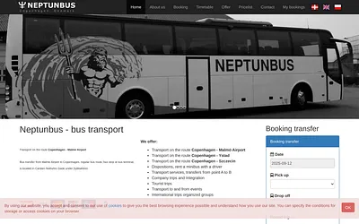neptunbus.dk snapshot