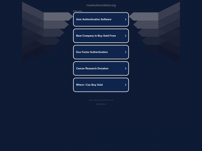 musanyifoundation.org snapshot