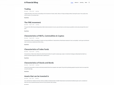afinancialblog.com snapshot