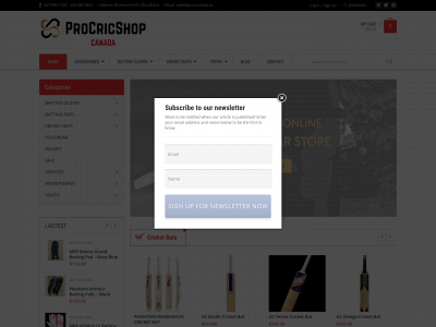 procricshop.ca snapshot