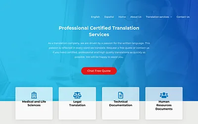 theperfecttranslation.org snapshot
