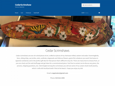 cedarscrimshaw.com snapshot