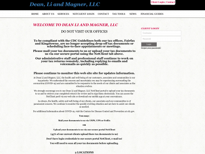 deanliandmagner.com snapshot