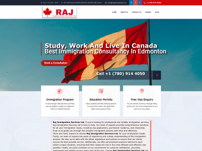 rajimmigration.ca snapshot