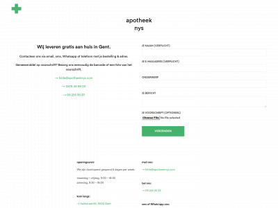 apotheeknys.com snapshot
