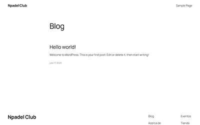 npadelclub.com snapshot