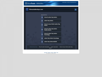 vilemanlatterdays.com snapshot