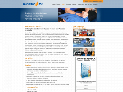 kineticpt.com snapshot