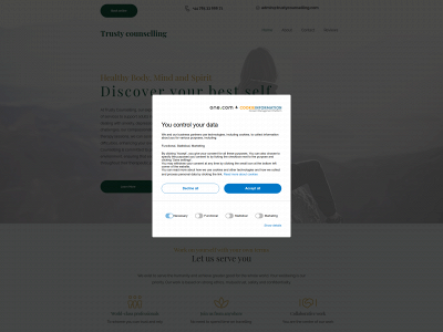 trustycounselling.com snapshot