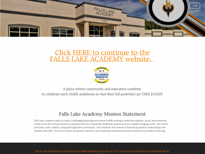 www.fallslakeacademy.com snapshot