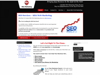 kbawebmarketing.com snapshot