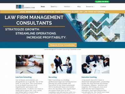 rjhconsulting.com snapshot