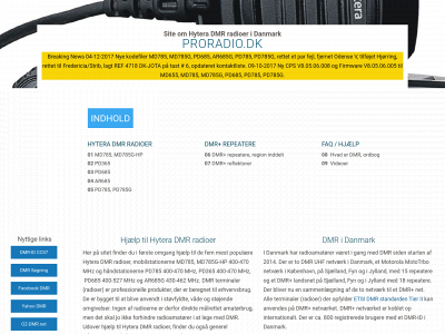 proradio.dk snapshot