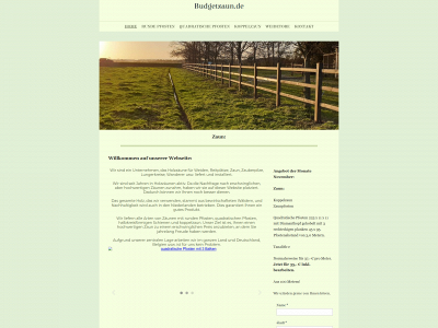 budgetzaun.de snapshot