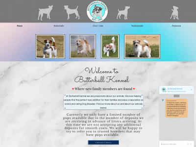 butterballkennel.com snapshot