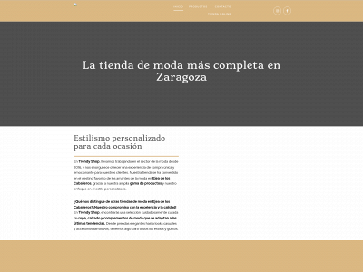 www.trendyshops.es snapshot