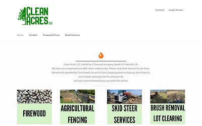clean-acres.net snapshot