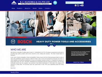 rcmanubhai.com.fj snapshot