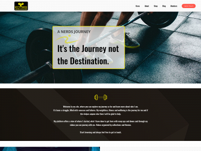 anerdsjourney.com snapshot