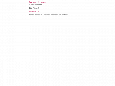 senseusnow.com snapshot