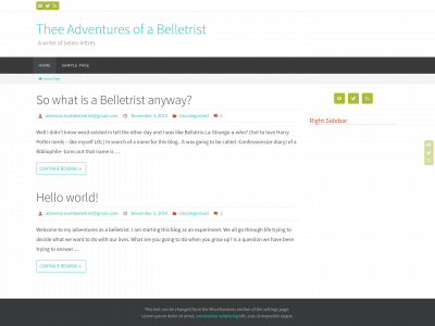 adventuresofabelletrist.com snapshot