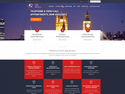 pushlegalservices.co.uk snapshot